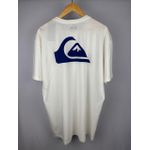 Camisa Quiksilver Branca Desenho Nas Costas Branca