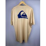 Camisa Quiksilver Bege Desenho Nas Costas 