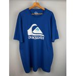 Camisa quiksilver desenho azul 