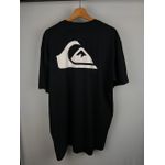 Camisa Quiksilver Preta Desenho Nas Costas 