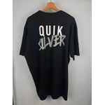 Camisa Quiksilver Preta Escrita Nas Costas 
