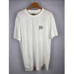 Camisa quiksilver escrita nas costas branca 