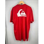 Camisa Quiksilver Vermelha Desenho Nas Costas
