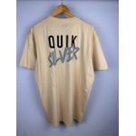 Camisa Quiksilver Bege Escrita Nas Costas 