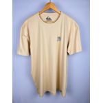 Camisa Quiksilver Bege Escrita Nas Costas 