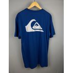 Camisa quiksilver desenho nas costas azul 