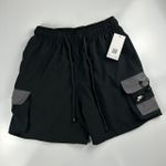 Bermuda Cargo Nike Preta detalhes Cinza