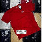 Camisa Quiksilver Vermelha Escrita Nas Costas Vermelha 