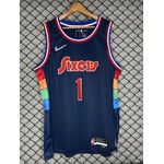 Regata Nba Philadelphia 76ers Azul Escuro 1 Harden Especial 75 Anos 