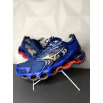 Tênis Mizuno Wave Prophecy 12S - Azul/Ouro