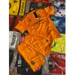 Conjunto Infantil real madrid 24/25 away Fan Lisa 