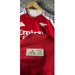 Camisa Arsenal 24/25 Home Lisa Versão Jogador + Patch 