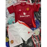 Conjunto Infantil Manchester United 24/25 home fan lisa 