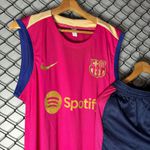 Conjunto Bermuda+Regata Barcelona Rosa 