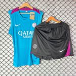 Conjunto Bermuda+Regata Paris Saint- Germain Roxo