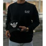 Moletom S/Capuz Armani EA7 Preta 