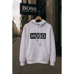 Moletom C/Capuz Hugo Boss branco 