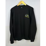 Moletom S/ Capuz - Quiksilver Preto com Amarelo