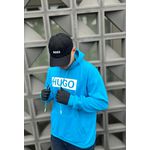Moletom C/Capuz Hugo Boss Azul Turquesa