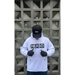 Moletom C/Capuz Hugo Boss Branco 