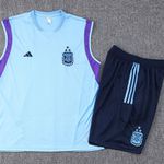 Conjunto Bermuda+Regata Argentina Azul 