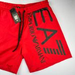 Bermuda Tactel eA7 emporio armani vermelha