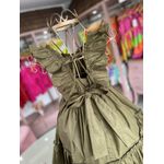 Vestido Niara Verde Militar