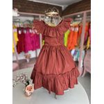 Vestido Niara Marrom