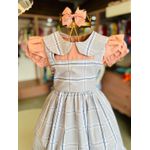 Vestido Elba Xadrez Cinza