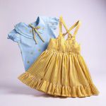 CONJUNTO JARDINEIRA ALEXA-ESTRELA DOURADA