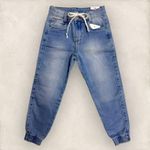 CALÇA JEANS JOGGER AZUL CLARO