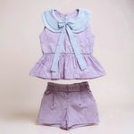Conjunto Bebel rosa