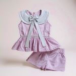 Conjunto Bebel rosa