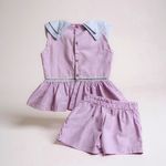 Conjunto Bebel rosa