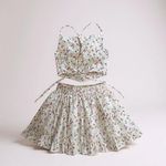 CONJUNTO DAFYNE FLORAL BEGE