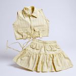 Conjunto Karine - amarelo
