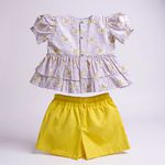 Conjunto safira -laços