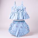 Conjunto Sara Laço - estrela rose