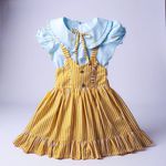 CONJUNTO JARDINEIRA ALEXA-ESTRELA DOURADA