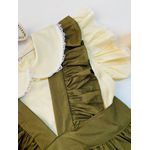 Jardineira Lany - Verde Militar-bege