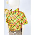 Blusa social xadrez 