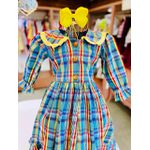 Vestido Piaui Xadrez - Aluf - Amarelo - Shop2gether