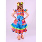 Vestido Junino Luxo Ana Maria - estampa exclusiva digital
