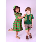 Vestido Beatriz - mangas bufantes