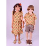 Blusa social xadrez 