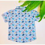 Blusa Social Masculina Baleia