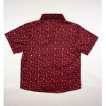 Blusa Social - Estrela Vinho