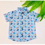Blusa Social Masculina Baleia