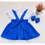 Jardineira Boneca -royal