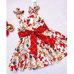 Vestido Mari Laços Urso Natalino